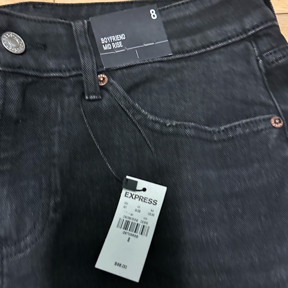 Express Ripped Boyfriend Jeans - Picture 9 of 10